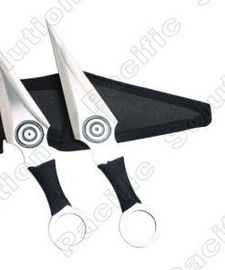 OEM  2 Pc   8inch Slvr Wngs Throwing Knife (SG-A1306BK-2)