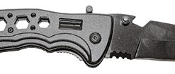 OEM  4.5in Spring Assisted Knife Black (SG-KS1321H-BK)