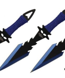 Razor Tactical Throwing Knives Blue (RT-8000BL)
