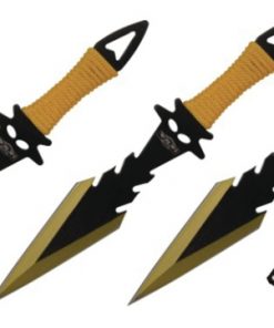 Razor Tactical Throwing Knives  Gold (RT-8000GD)