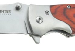 Razor Tactical Hunter Outdoor 4.5in SPRING ASSIST KNIFE WOOD (RT-7056WD)