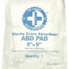 50 Trauma Dressing Pad 5 x 9