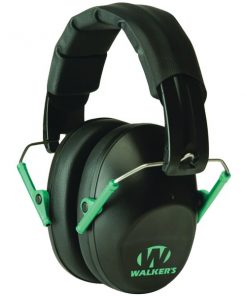 Walker's Game Ear(R) GWP-FPM1-BKTL PRO Low-Profile Folding Muff (Black/Teal)
