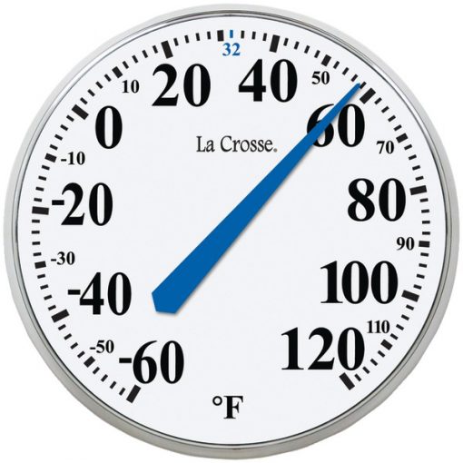 La Crosse Technology(R) 104-114 13.5" Round Thermometer