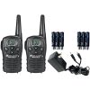 Midland(R) LXT118VP 18-Mile GMRS Radio Pair Value Pack with Charger & Rechargeable Batteries