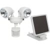 MAXSA(R) Innovations 44217 Solar-Powered Dual Head LED Security Spotlight (White)