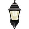 MAXSA(R) Innovations 44219 Motion-Activated Wall Sconce (Black)