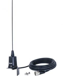 Tram(R) 10250 Tunable 144MHz-174MHz Tunable VHF 3dBd Gain Trunk or Hole Mount Antenna Kit with PL-259 Connector