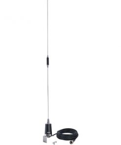 Tram(R) 10280 Pre-Tuned 144MHz-148MHz VHF/430MHz-450MHz UHF Dual-Band Amateur Trunk or Hole Mount Antenna Kit with PL-259 Connector