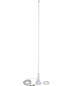 Tram(R) 1608 46" VHF 3dBd Gain Marine Antenna with Lift & Lay-Over Mount