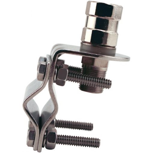 Tram(R) 278 Stainless Steel CB Mirror Mount with Tram 208 Stainless Steel CB Stud